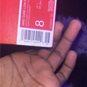 NIKE DUNK LOW ‘MIAMI DOLPHINS SIZE 8